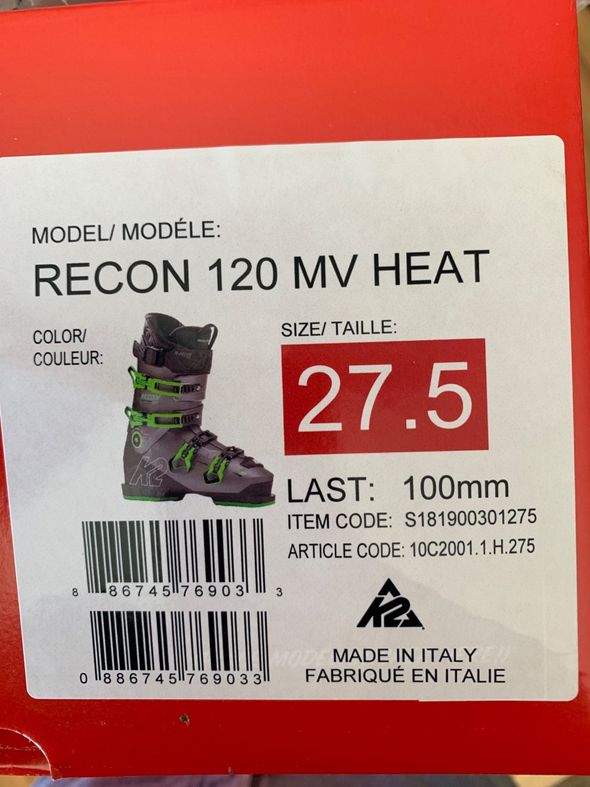 K2 Recon 120 Thermic Men’s All-Mountain. 27.5.