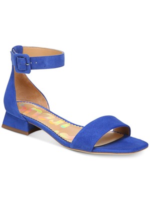 

CIRCUS BY SAM EDELMAN Женские синие нефритовые сандалии с квадратным носком на блочном каблуке, размер 7,5 м, Синий, G9956F2