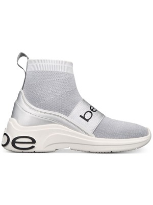 

BEBE Женские спортивные кроссовки на танкетке с серебряным принтом 1 Tab Locked 7 Round Toe, Серебряный, LOCKED