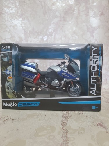 MAISTO 1:18 AUTHORITY POLICE MOTORCYCLES BMW R 1200 RT
