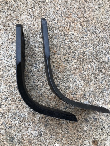Set of Two (2) Replacement Bobcat Tiller Tines Double Edged Bobcat Befco Howard