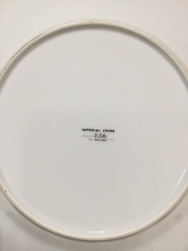 IMPERIAL CHINA BY W DALTON  4-Piece Whitney Cup Bowl Saucer Dinner Plate