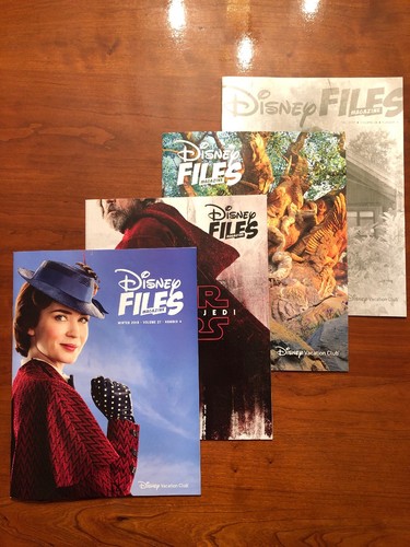 Disney Files - FOUR Magazines - Mary Poppins + 2018 & 2017