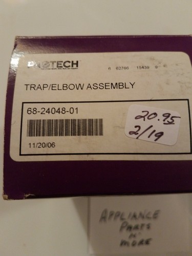 PROTECH  FURNACE PARTS 68-24048-01 -- Drain Trap/Elbow Assembly, NEW PART