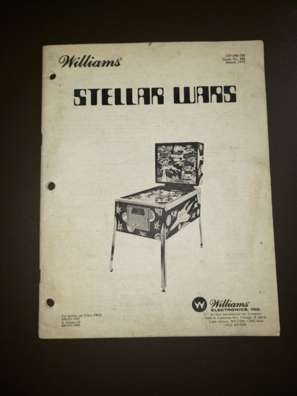Williams STELLAR WARS Pinball Manual