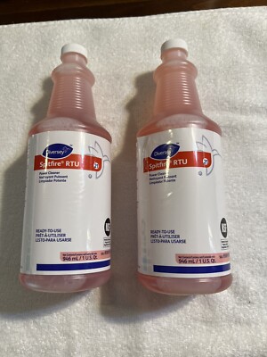 2 Pack DIVERSEY SPITFIRE RTU 1 Quart each LOT OF 2 DVO95891789