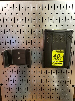 Kobalt 40V 40 Volt Battery Wall Holder Mount 