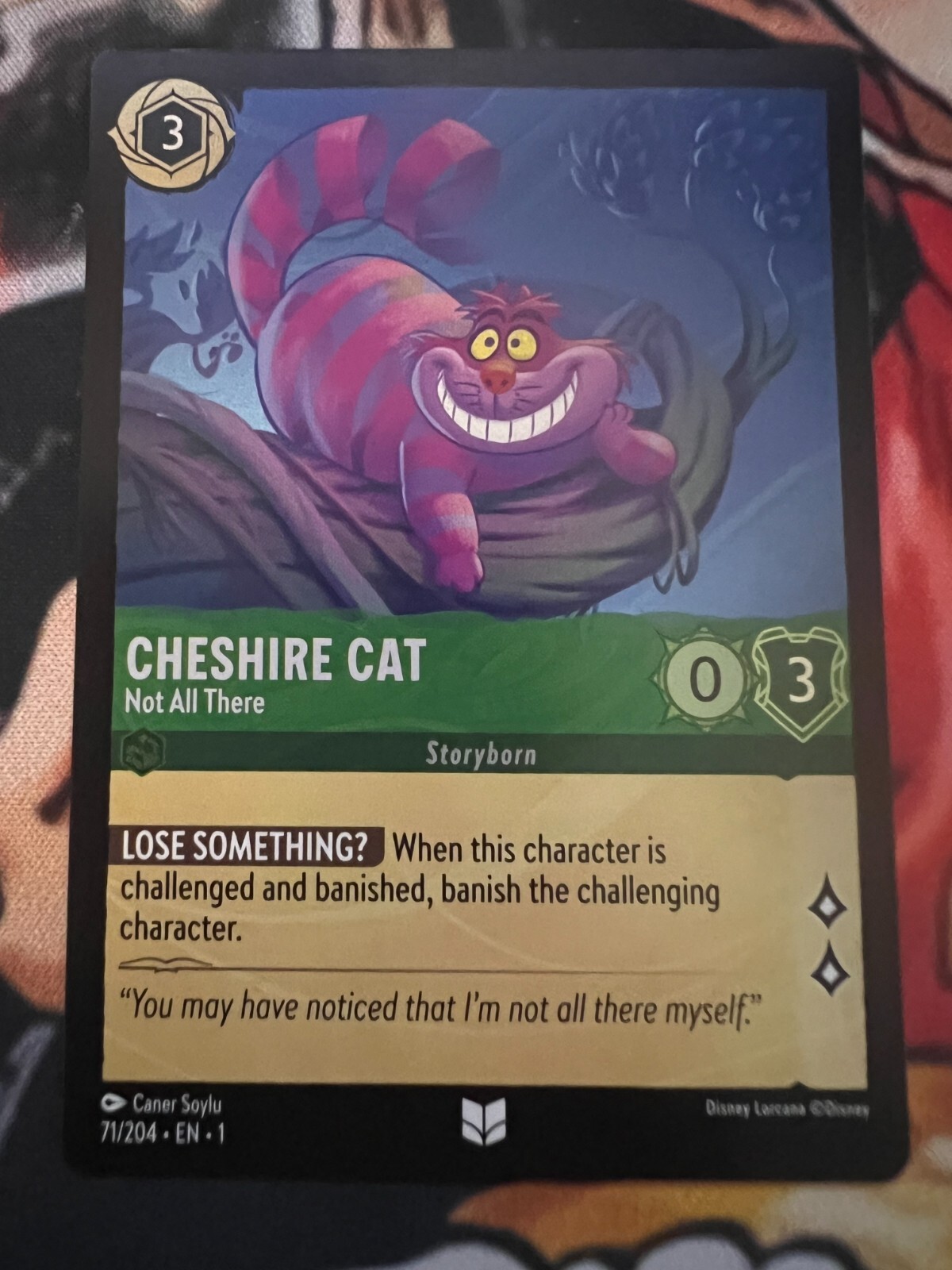 CHESHIRE CAT Foil psa10【ロルカナ/Lorcana】 Cheshire Cat FOIL PSA 10 Disney Lorcana The First Chapter 71