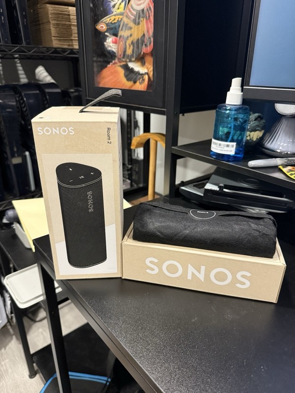 Sonos Roam 2 Portable Waterproof Bluetooth Speaker Black