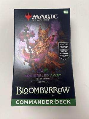 Mtg Bloomburrow Commander Deck Squirreled Away