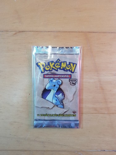 Pokemon Karten booster pack - fossil 1. Edition - deutsch
