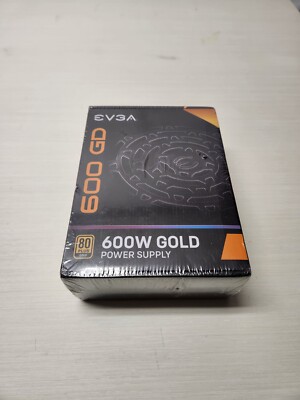EVGA 600 GE, 80 Plus Gold 600W, Eco Mode, Power Supply 200-GE-0600-V1