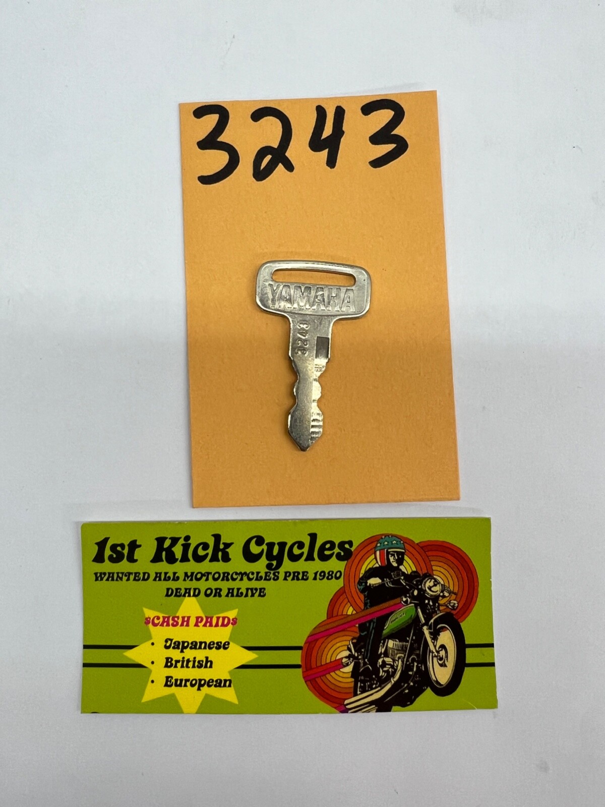 kyoページ NOS YAMAHA MOTORCYCLE KEY GENUINE JAPAN ORIGINAL OEM PRE CUT