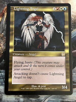 1x Lightning Angel Apocalypse LP MTG Magic the Gathering x1 MKE