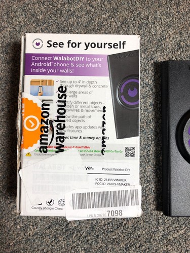 Walabot DIY In Wall Imager, Wires for Android Uncompatible with iPhone