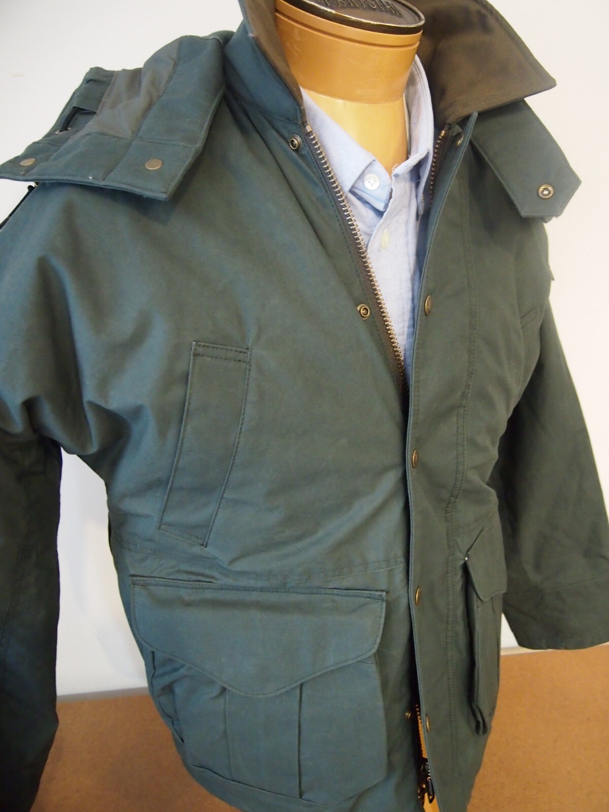 Pre-owned Filson 100% Wax Cotton Ranger Insulated Hooded Field Jacket Xs $595 Green
