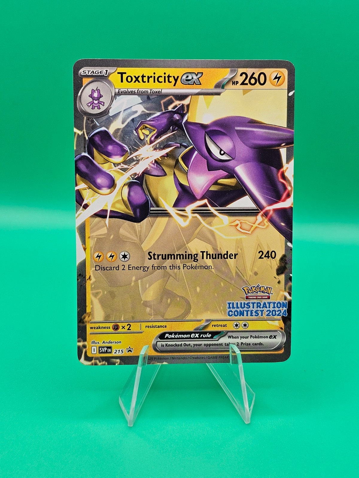 Toxtricity ex - 215 (Illustration Contest 2024) 215 Sv: Scarlet & Violet BSP