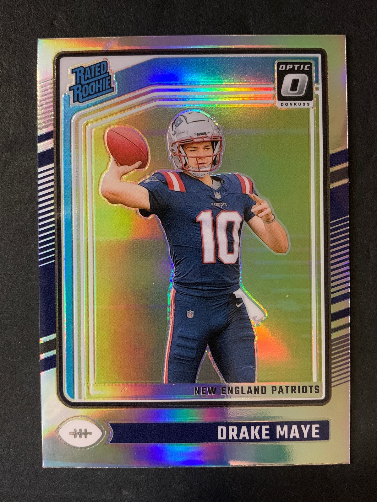 2024 Panini Donruss Optic Rated Rookie Holo #229 Drake Maye RC Rookie