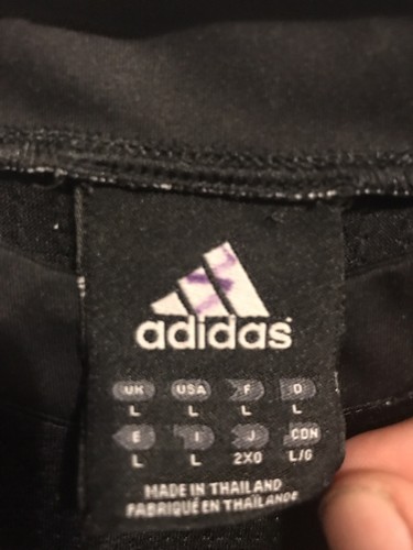 Adidas Black Sleeveless Jersey large