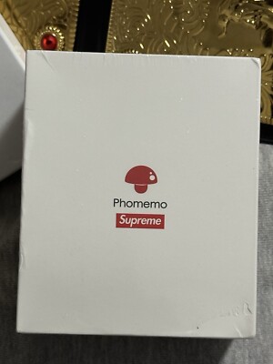 Supreme x Phomemo Pocket Printer Red White Supreme FW21A64 Factory Sealed NEW