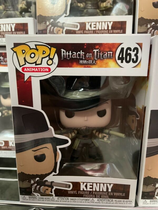 Funko Pop Attack On Titan Kenny 463 With .50 Protector