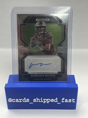 McKenzie Milton 2022 Panini Prizm Draft Picks #RA-MMI Silver Prizm Auto UCF/FSU