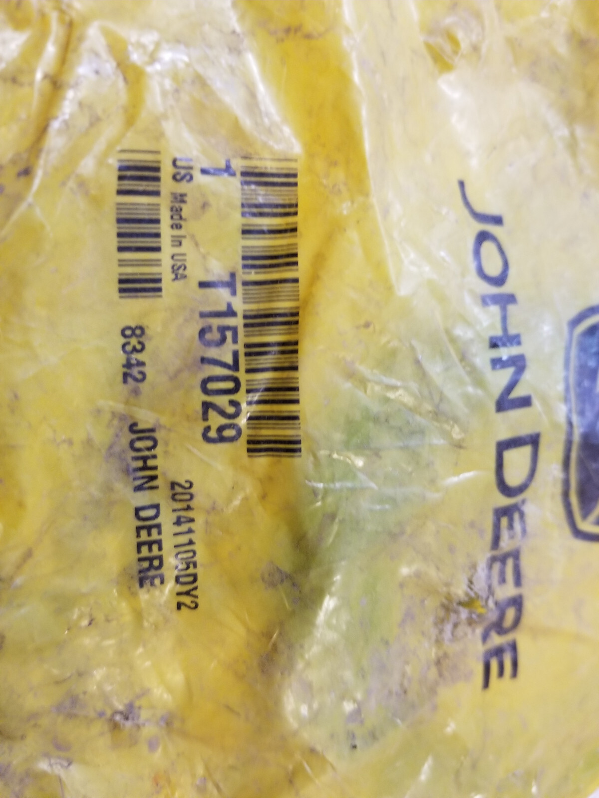 JOHN DEERE T157029 SEAL INTERNAL OIL SEAL - Picture 3 of 4