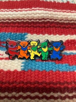 Grateful Dead Dancing Bears Pin