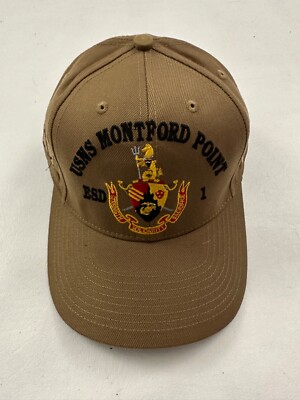 USNS MONTFORD POINT ESD 1  The Corps United States BEIGE Snapback