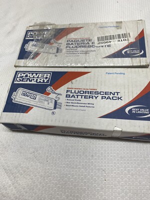 Power Sentry PSQ500QD MVOLT Fluorescent Battery Pack (NEW) Quick Mount Lot Of 2