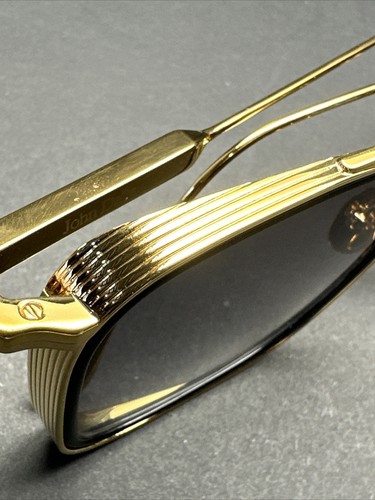 Pre-owned John Dalia Brad C100 55-18-145 Sunglasses In Gold And Black