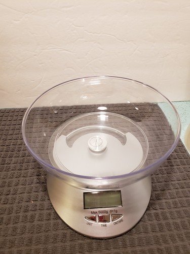 NEW Real Appeal Electronic Food Scale with Plastic Bowl