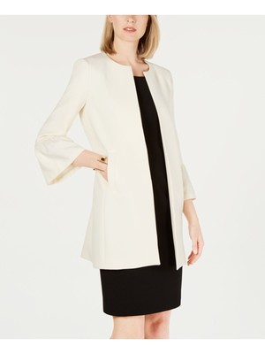 

NINE WEST Женская куртка цвета слоновой кости с расклешенными рукавами Размер, Цвет слоновой кости, 10711172