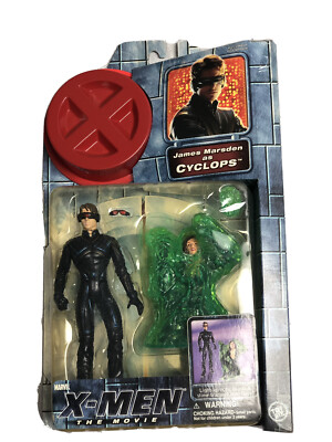x-men movie action figures. James Marsden as CYCLOPS w/Red X Logo