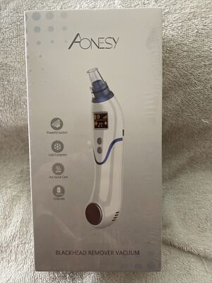 Aonesy Blackhead Remover Vacuum Hot Cold 1200mah New Free Shipping Sealed