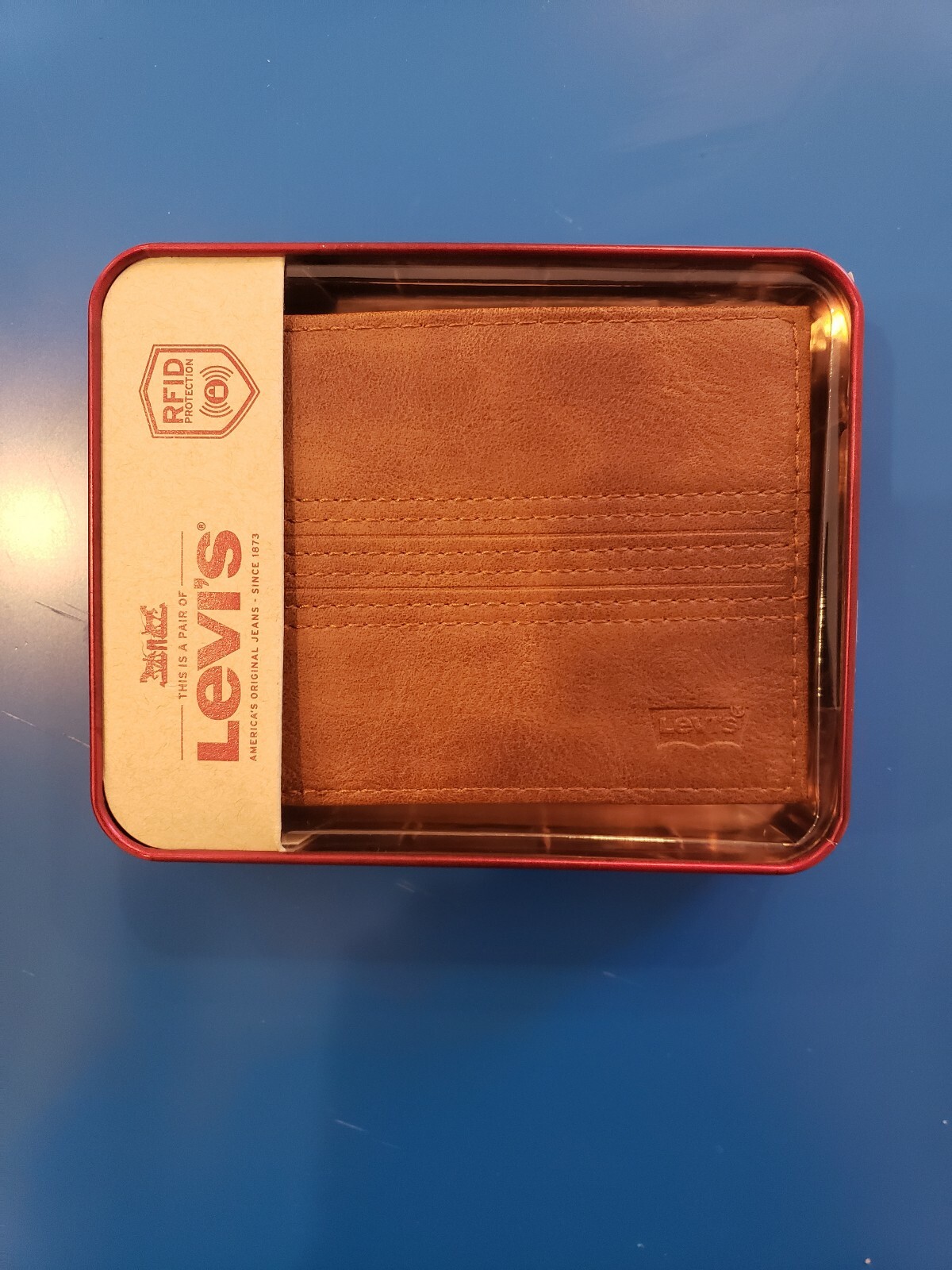 Кошелек Mens leather wallet levis 