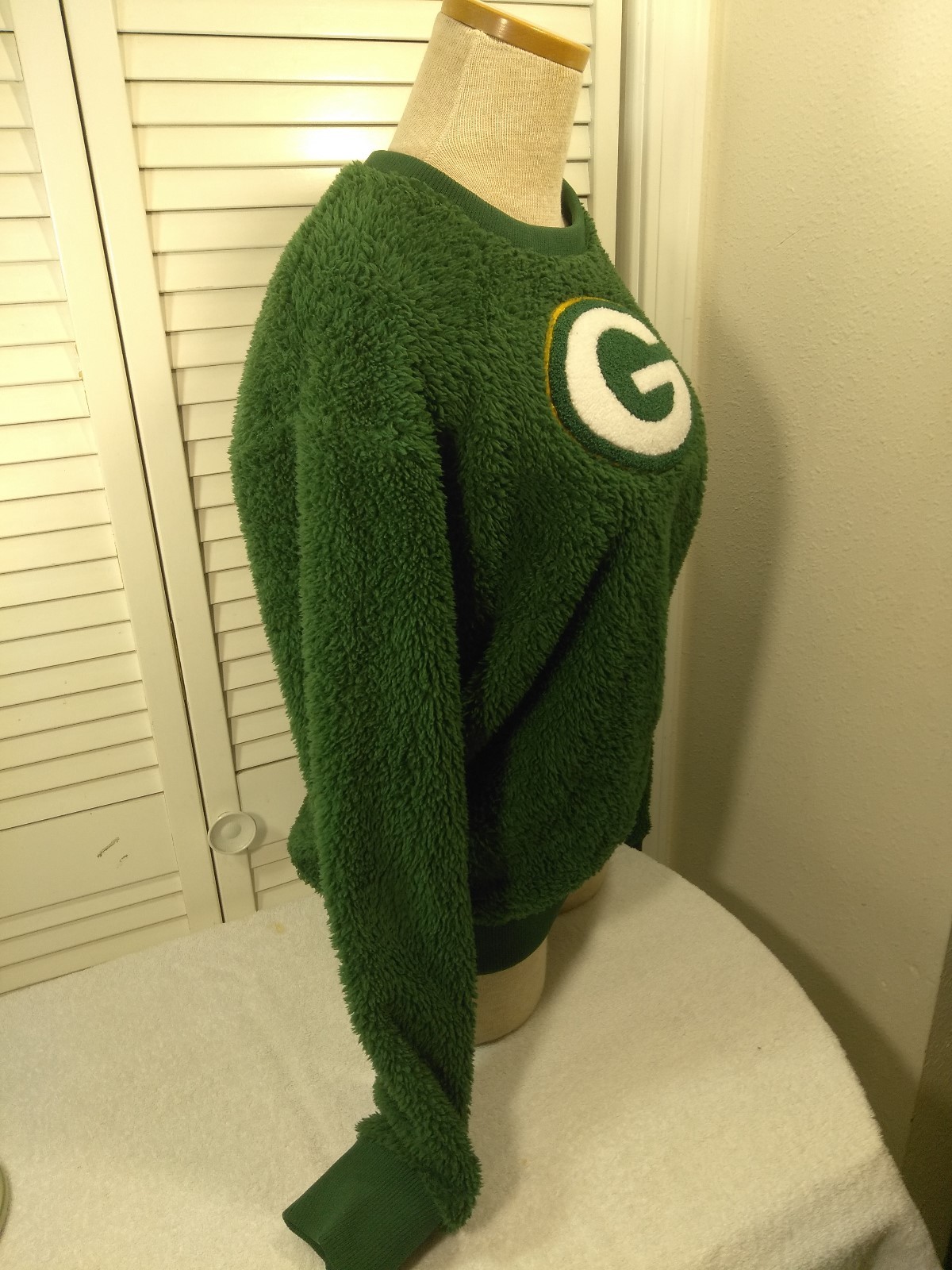 Green Bay Packers, NFL Team Apparel, Medium, Long Sleeve, Pull-Over, Sweatshirt