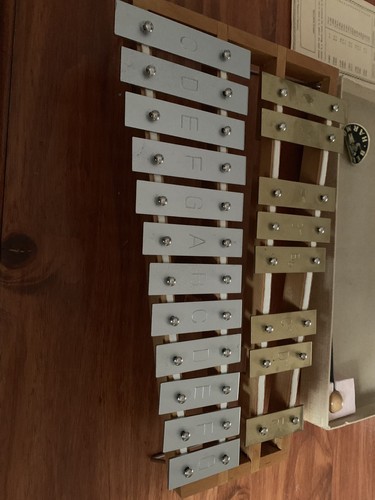 Vintage Bell Harmony Xylophone in Original Box-Made in Germany