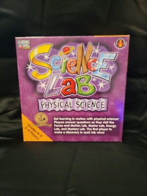 Learning Well Games Home School - Science Lab - Physical science  - New sealed