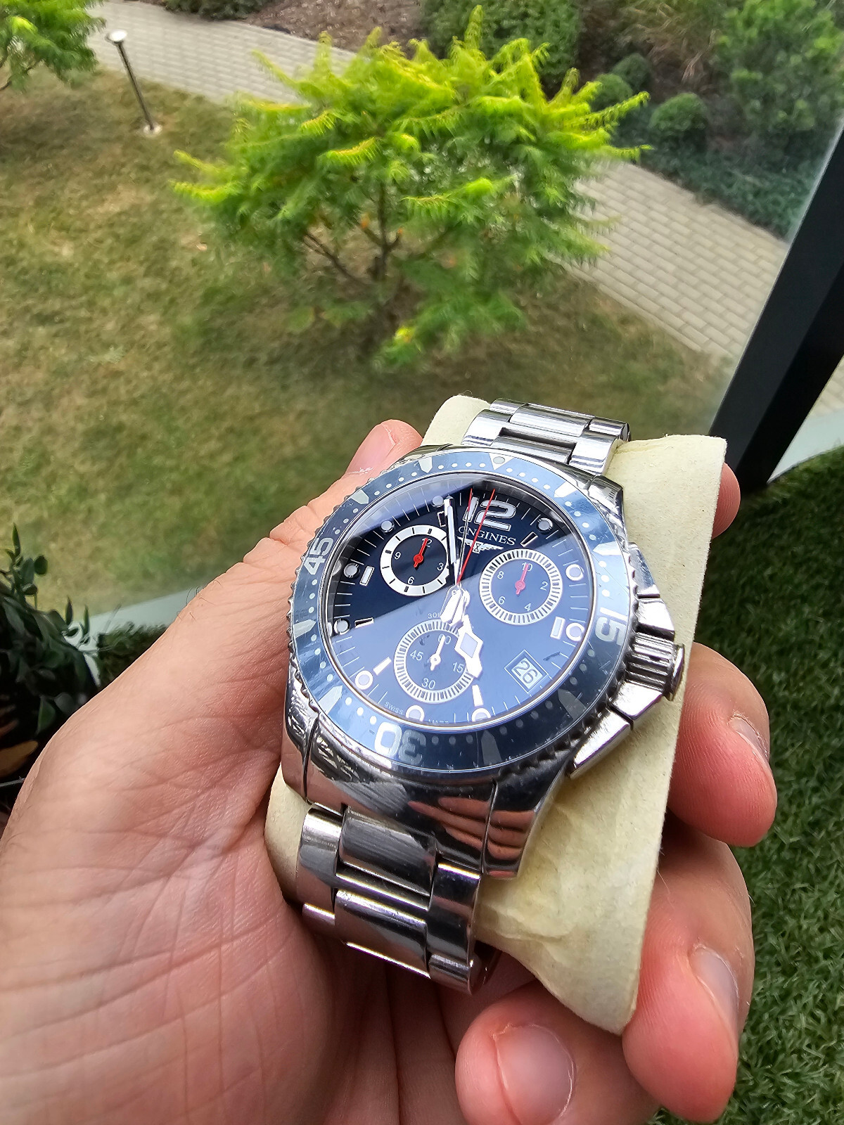 Longines HydroConquest Blue Men's Watch L3.643.4 | eBay