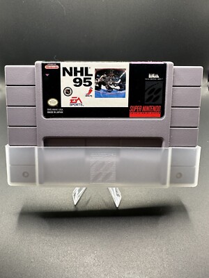 NHL 95 Hockey (Super Nintendo, 1994) SNES Cartridge Only W/Dust CVR Tested Works