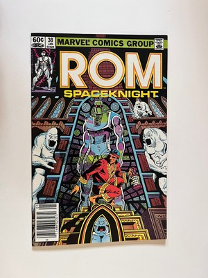 ROM #38/ SPACEKNIGHT! /1ST DR. DREDD! / Marvel Comics, 1983/ Newsstand Issue (B)