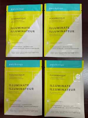 Patchology Flashmasque ILUMINATE 5 Minute Sheet Masks - (4 Single Packs)