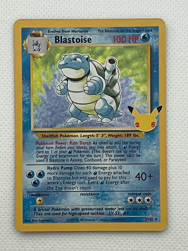 テープ付き25thAnniversaryCollection Pokemon 25th Anniversary Celebrations TCG Card 2/102