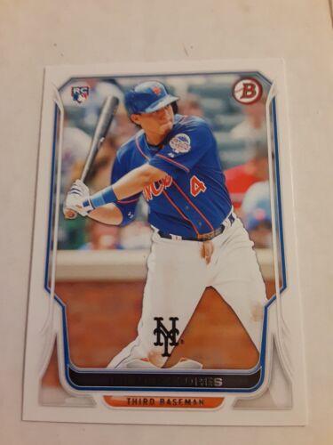 2014 Bowman New York Mets Baseball Card #41 Wilmer Flores Rookie. rookie card picture