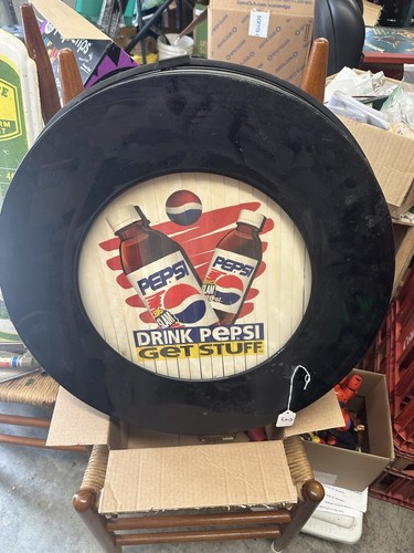 PEPSI ペプシ　sold here 看板　レア 70s ペプシ 看板 ライトアップ 大サイズ ネオンサイン ガレージ