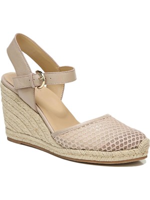 

NATURALIZER Женские эспадрильи на танкетке Phebe Sand Beige 1/2 на платформе, Бежевый, H5631M3