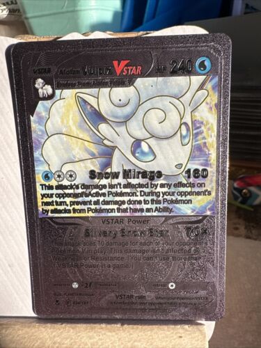 Alolan Vulpix VSTAR Silvery Snow Star Hp240 💥Fan Art💥 034 Alolan Vulpix VSTAR Silvery Snow Star Hp240 💥Fan Art💥 034