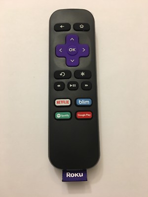 New And Genuine Roku Remote model: RC112. Nettlix, Blim, Spotify, Google Play.
