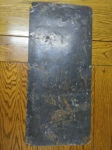 Vintage Metal Sign barcel advertising antique old tin